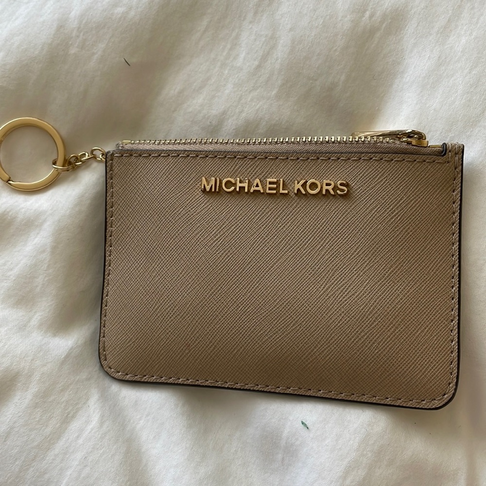 MK key chain card holder